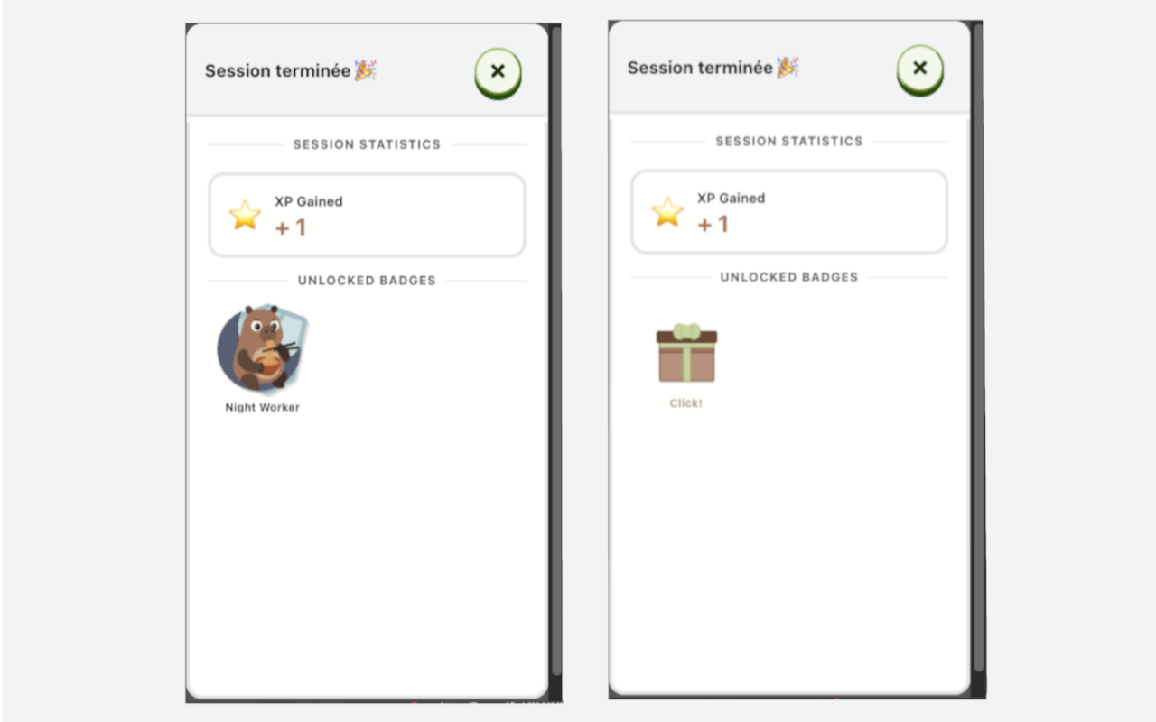 Suivi de sessions Pomodoro extension Pomocha